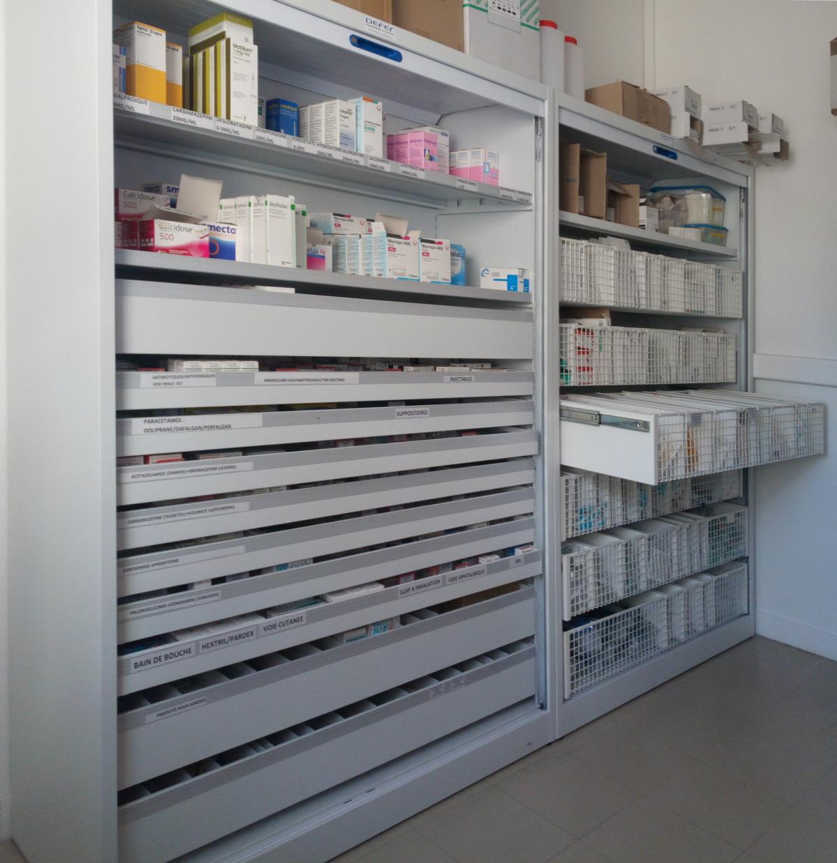 Armoire pharmacie médicamants et dispositifs médicaux